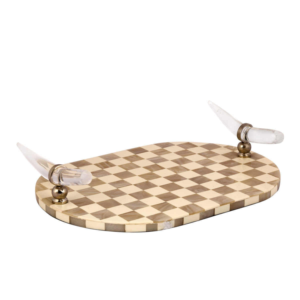 Linea Rust Serving Tray