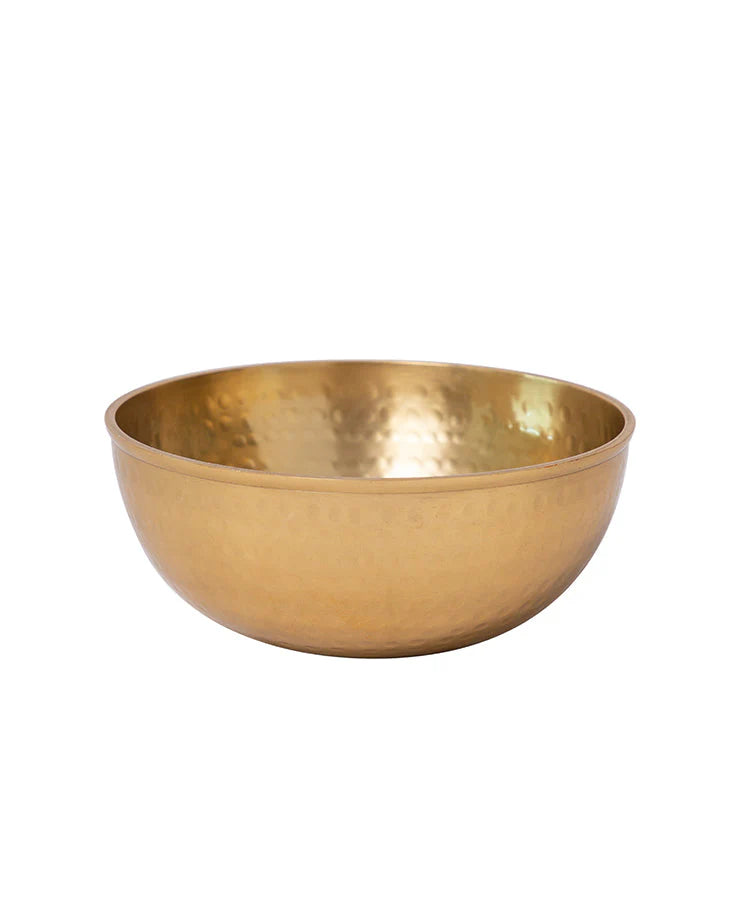 Brass Serving Bowl on Deer Antler Stand