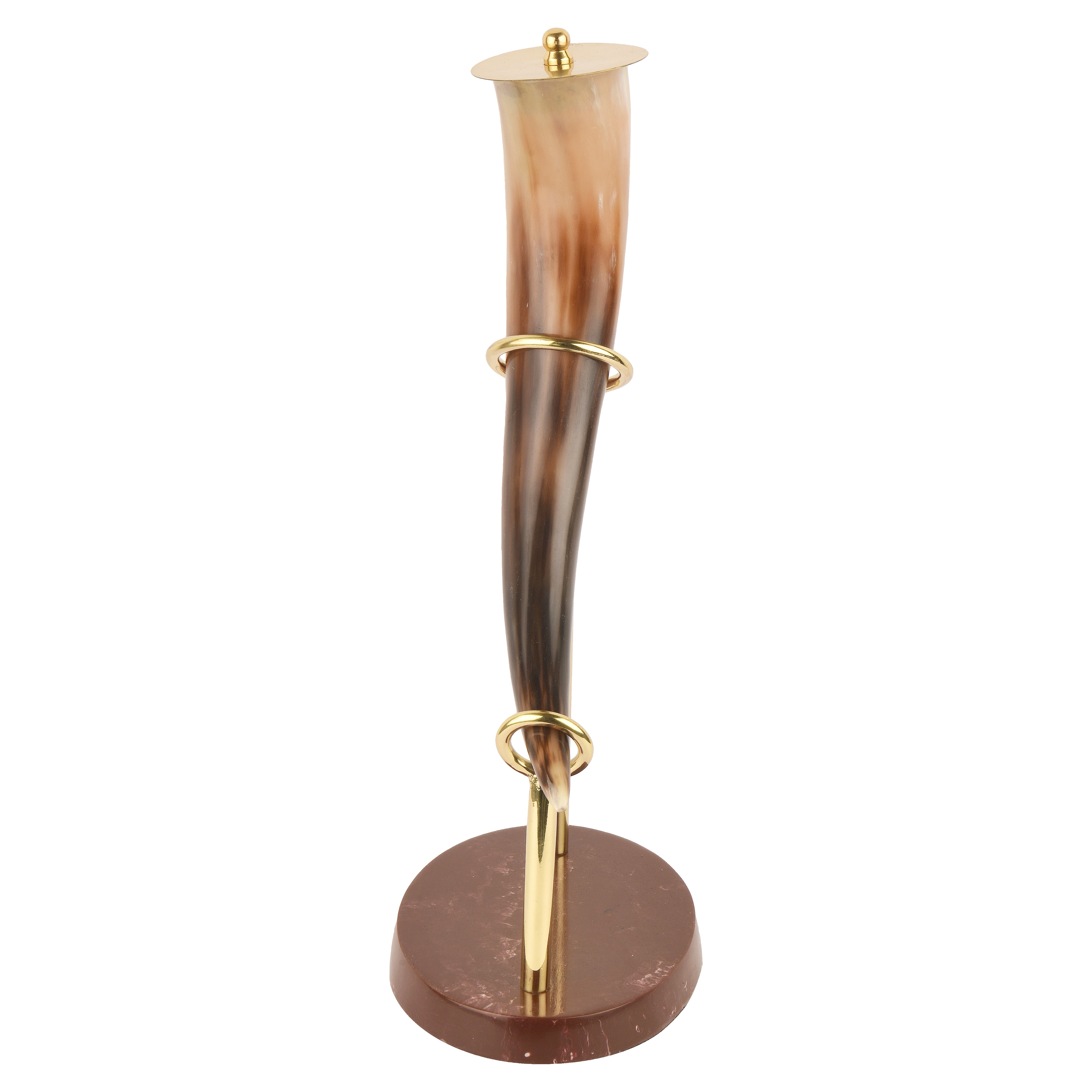 Nahua Horn Sculpture Gold