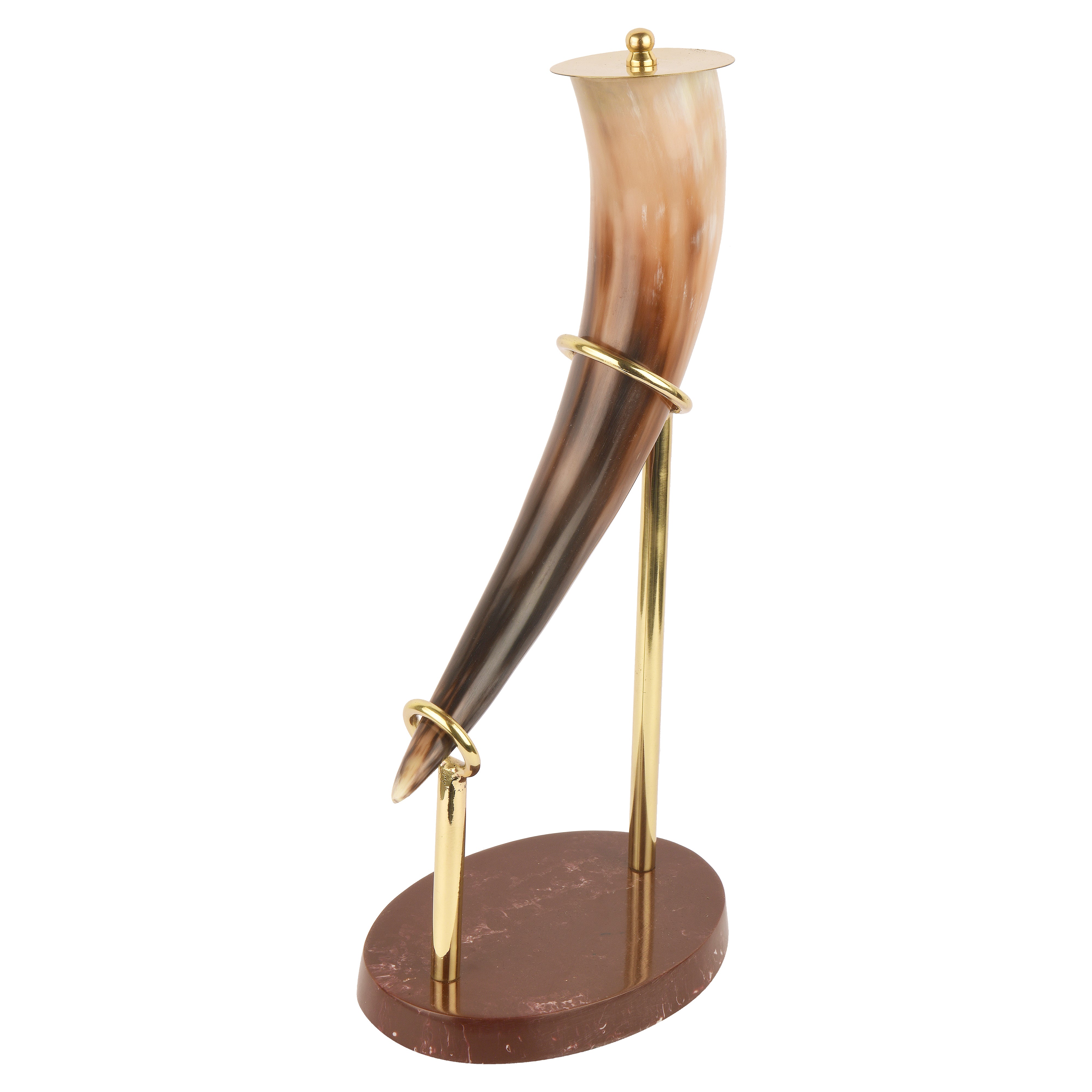 Nahua Horn Sculpture Gold