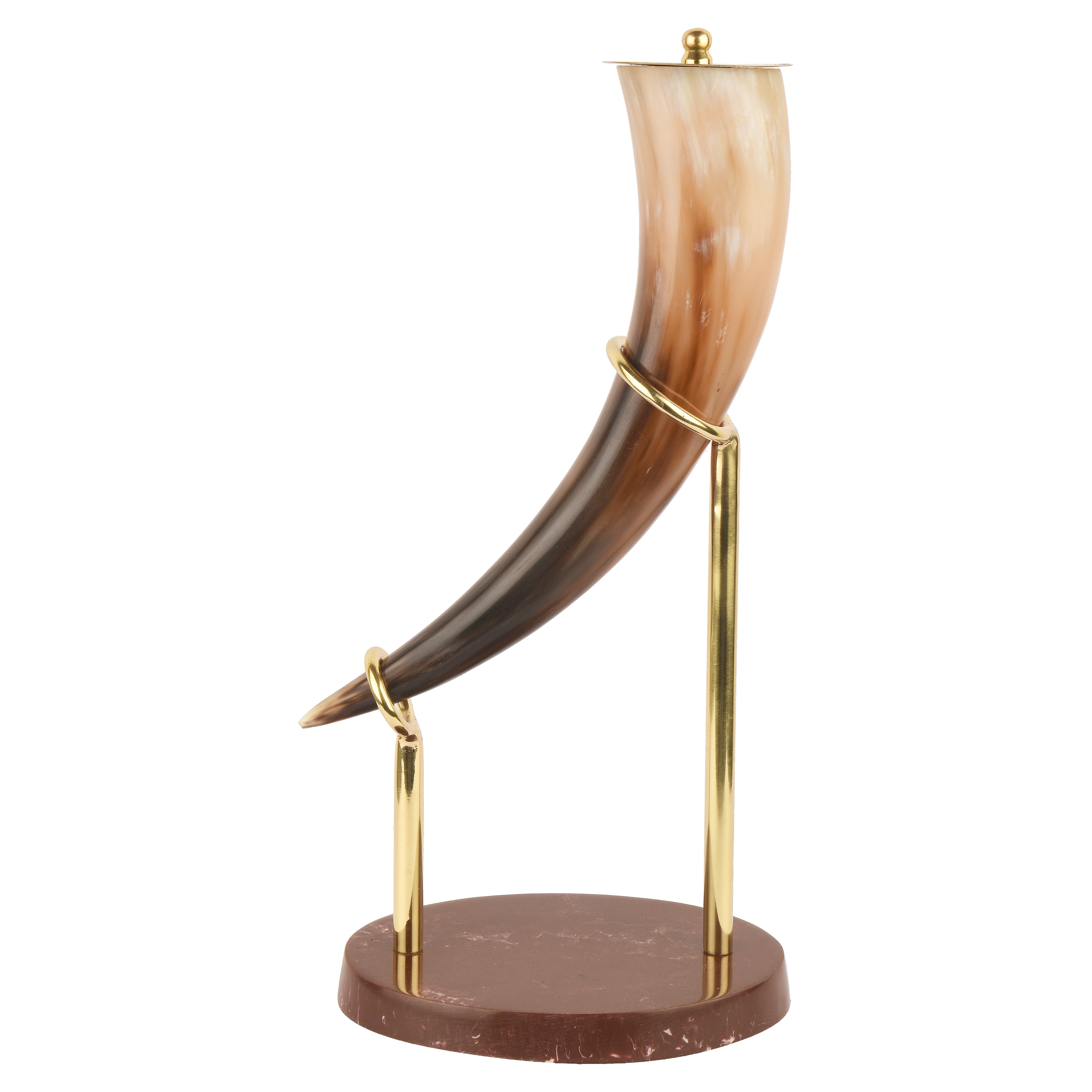 Nahua Horn Sculpture Gold