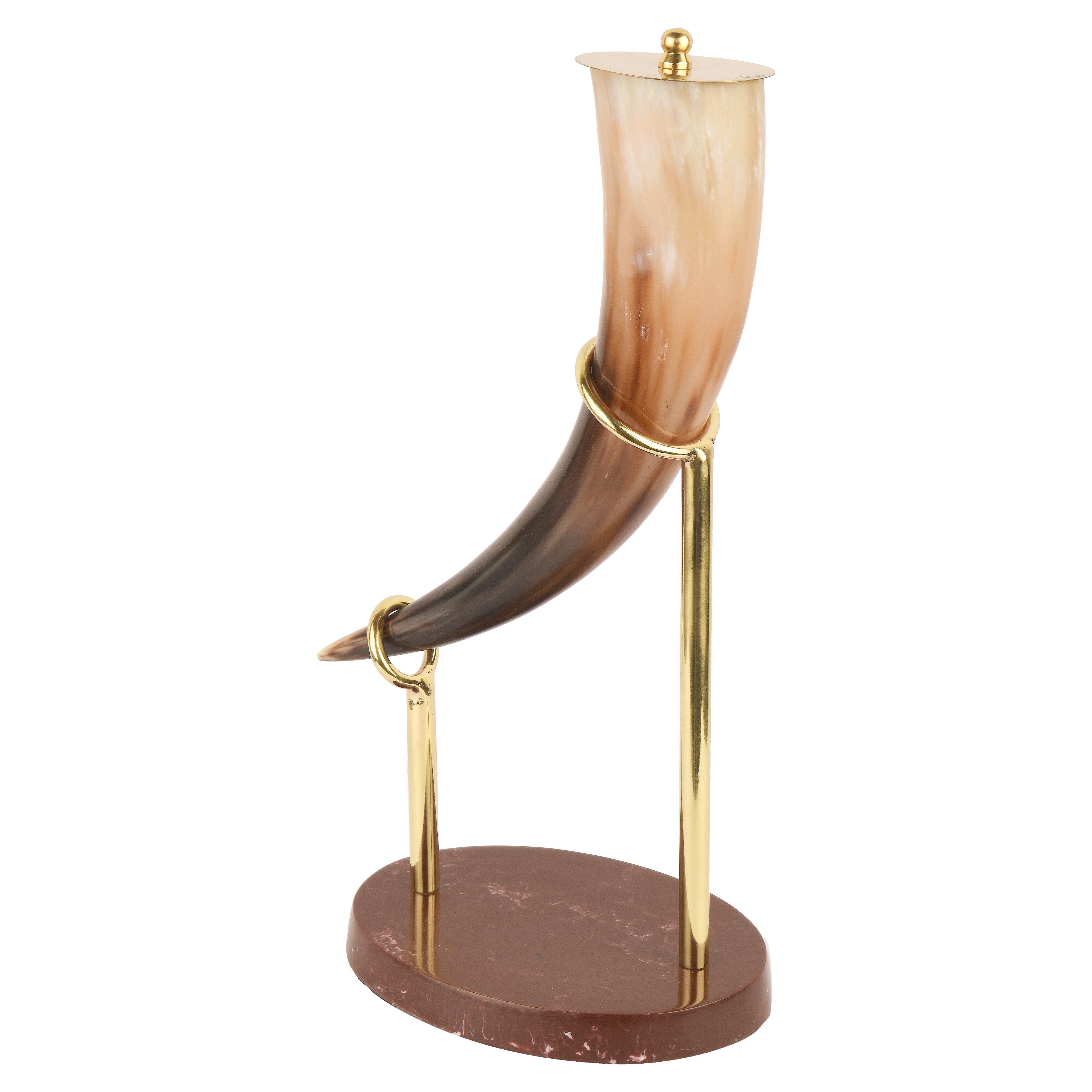 Nahua Horn Sculpture Gold