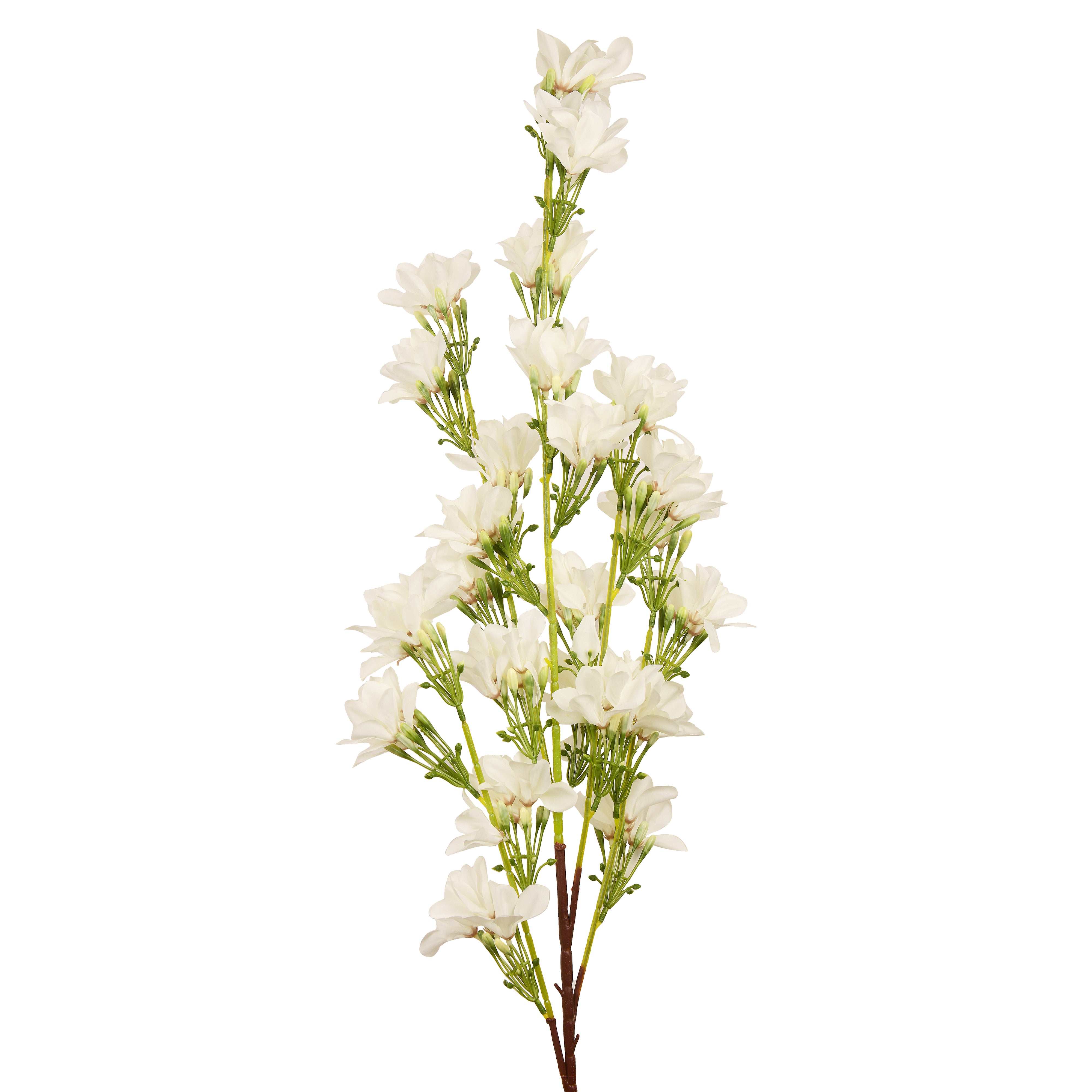 Artificial White Blossom Flower Bunch