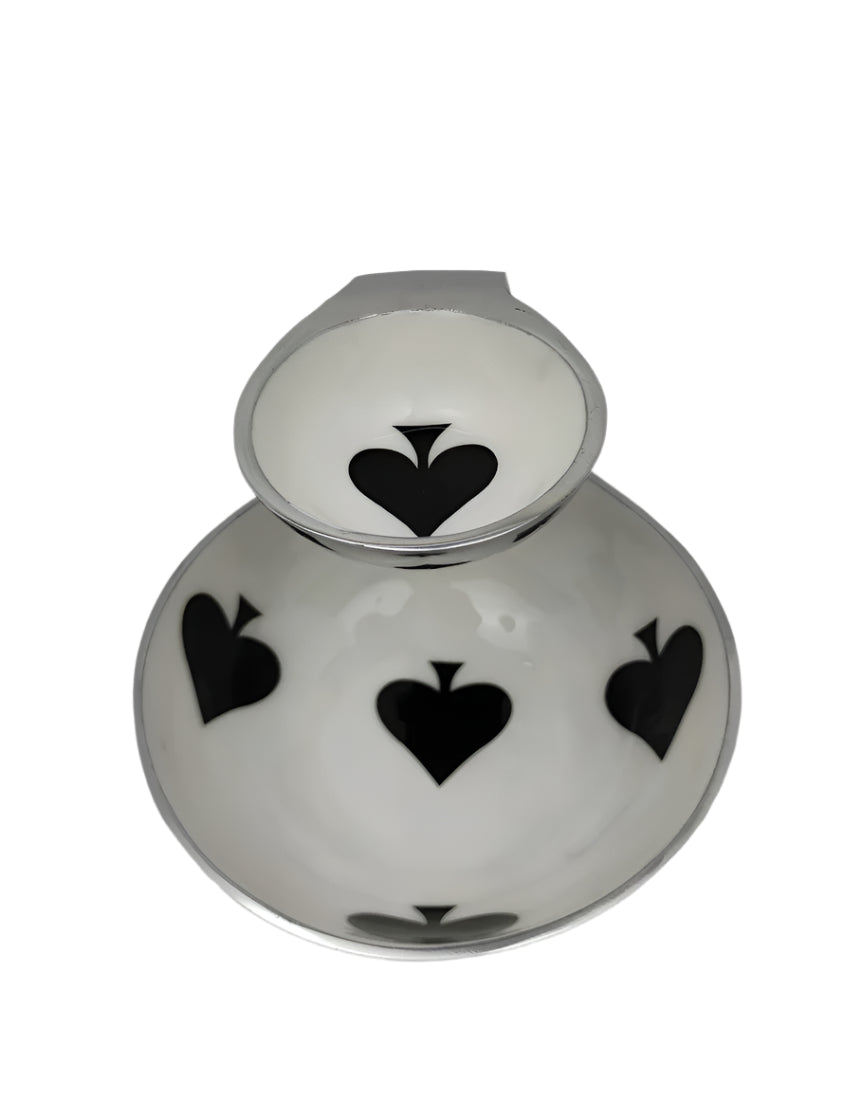Spade Design Chip and Dip Server | Playing Card Serving Bowl
