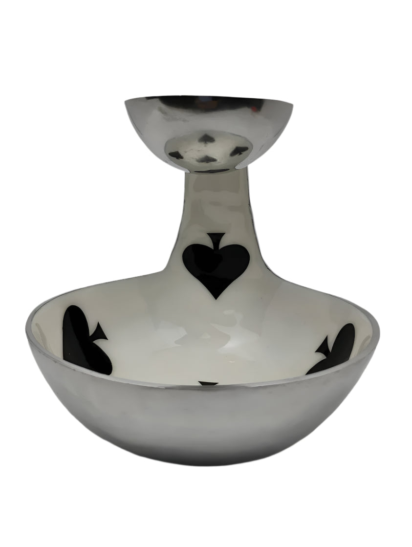 Spade Design Chip and Dip Server | Playing Card Serving Bowl