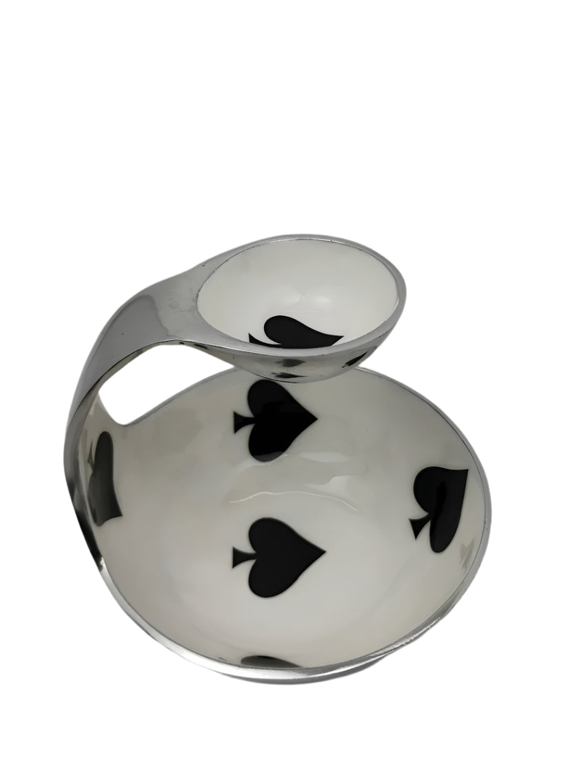 Spade Design Chip and Dip Server | Playing Card Serving Bowl