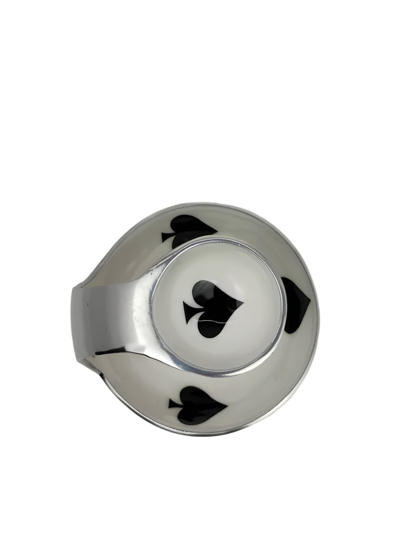 Spade Design Chip and Dip Server | Playing Card Serving Bowl