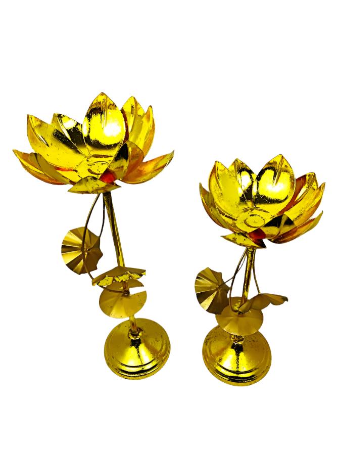 Lotus Candle Holder for Table Décor – Set of 2