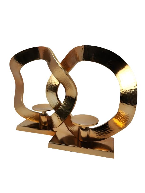 Round shaped Metal Candle Holders