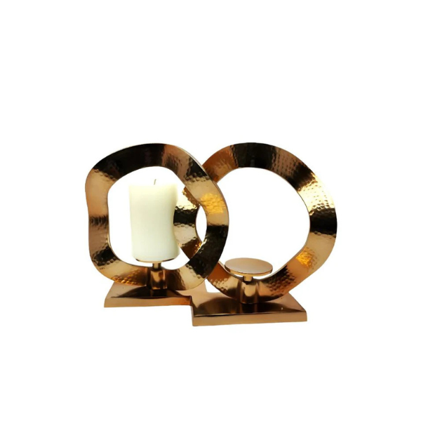 Round shaped Metal Candle Holders