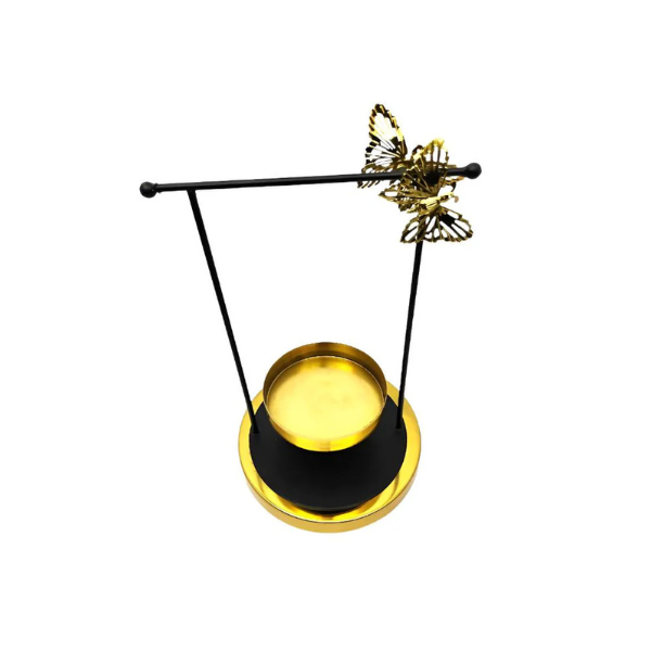 Metal Butterfly Tea Light Candle Holder