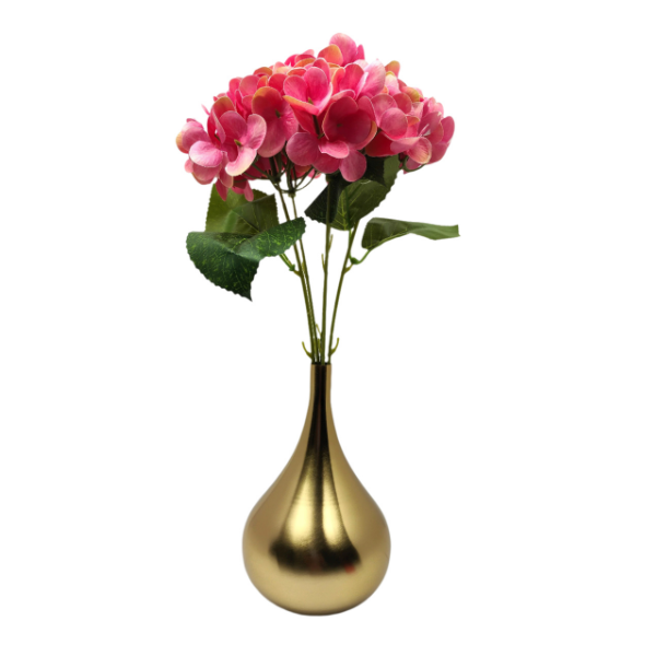 Modern Gold Teardrop-Shaped Minimalist Decorative Vase