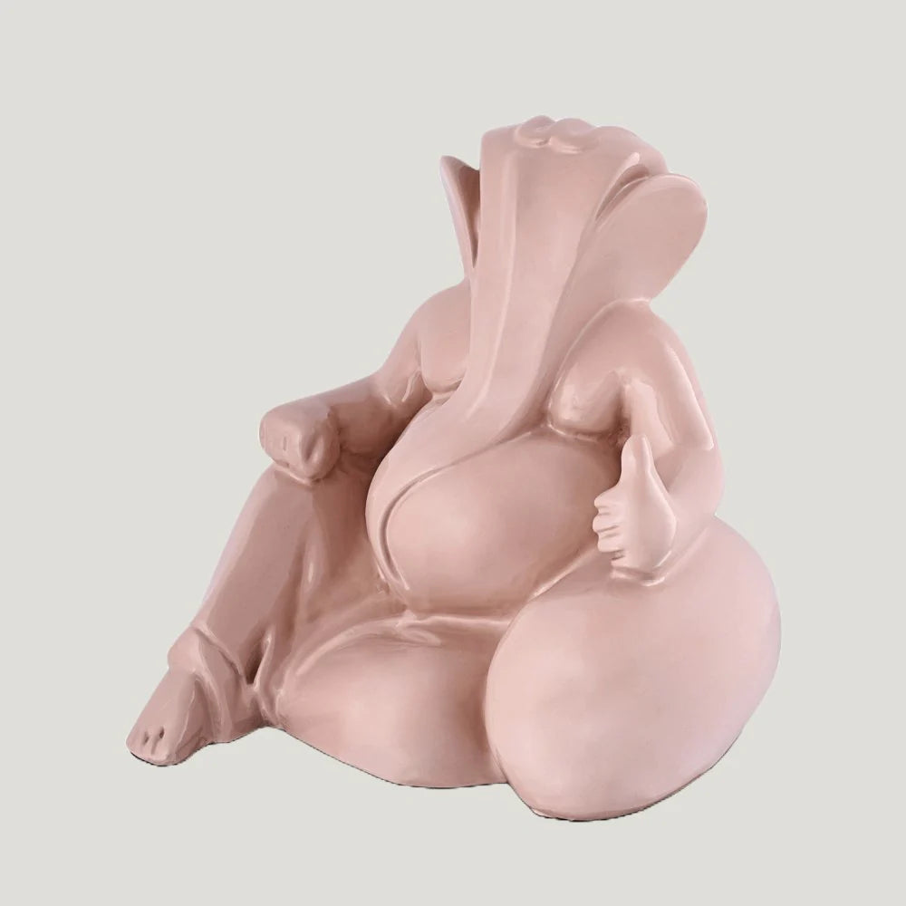 Pink Decorative Ganesha Idol for Home Décor