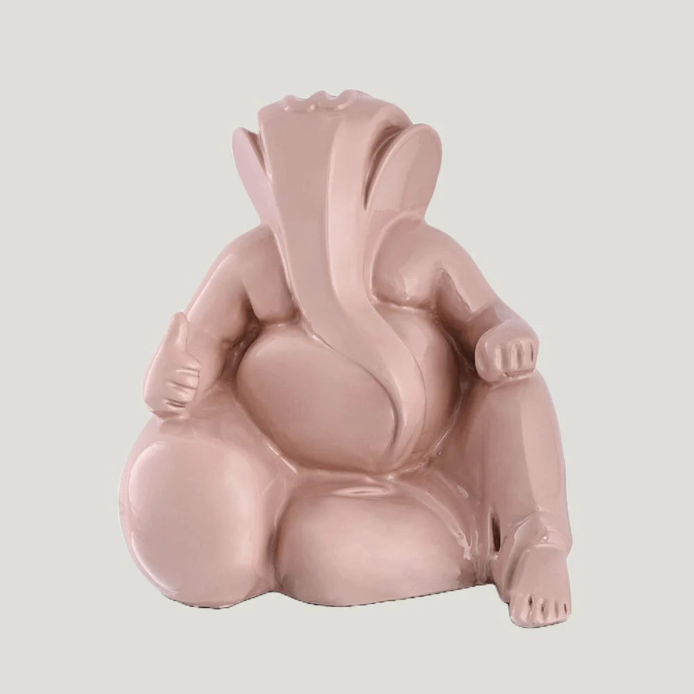 Pink Decorative Ganesha Idol for Home Décor