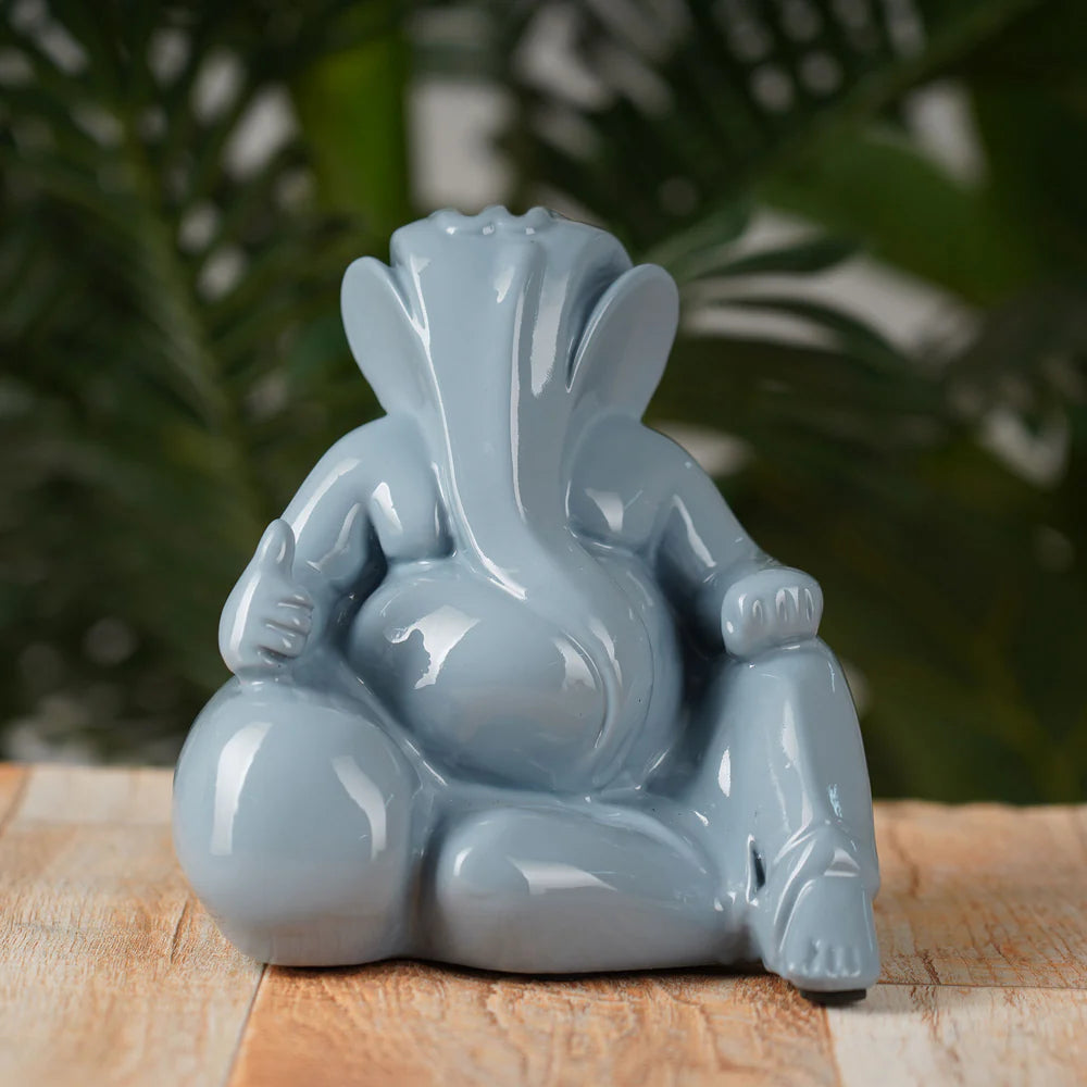 Sky Blue Decorative Ganesha Idol for Home Décor