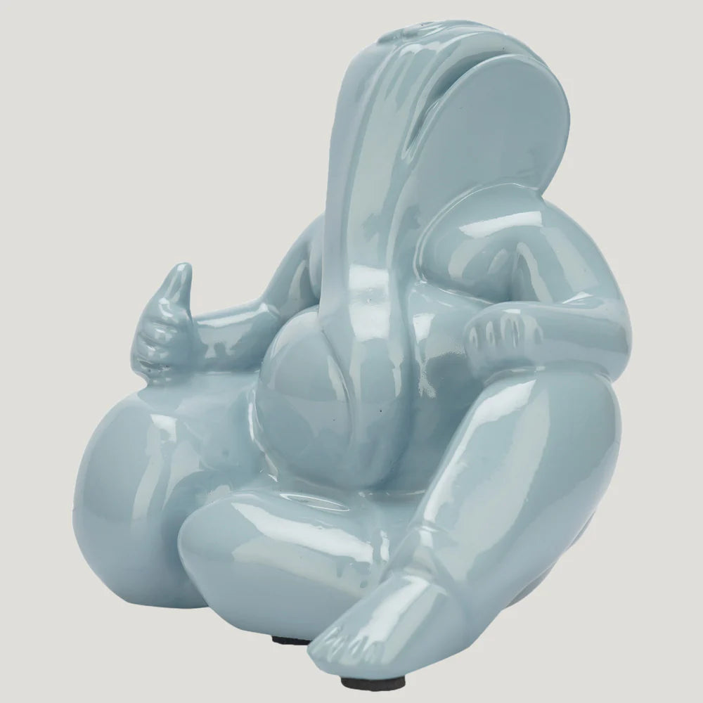 Sky Blue Decorative Ganesha Idol for Home Décor