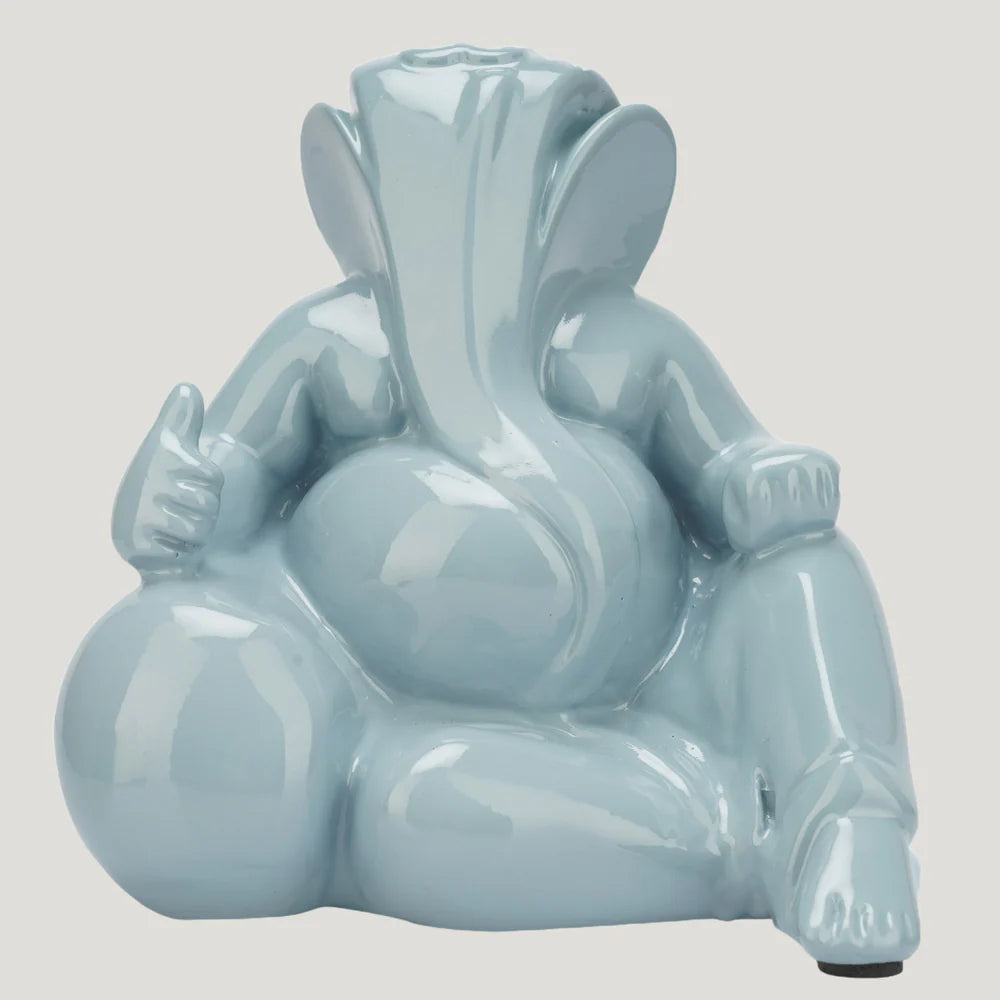 Sky Blue Decorative Ganesha Idol for Home Décor