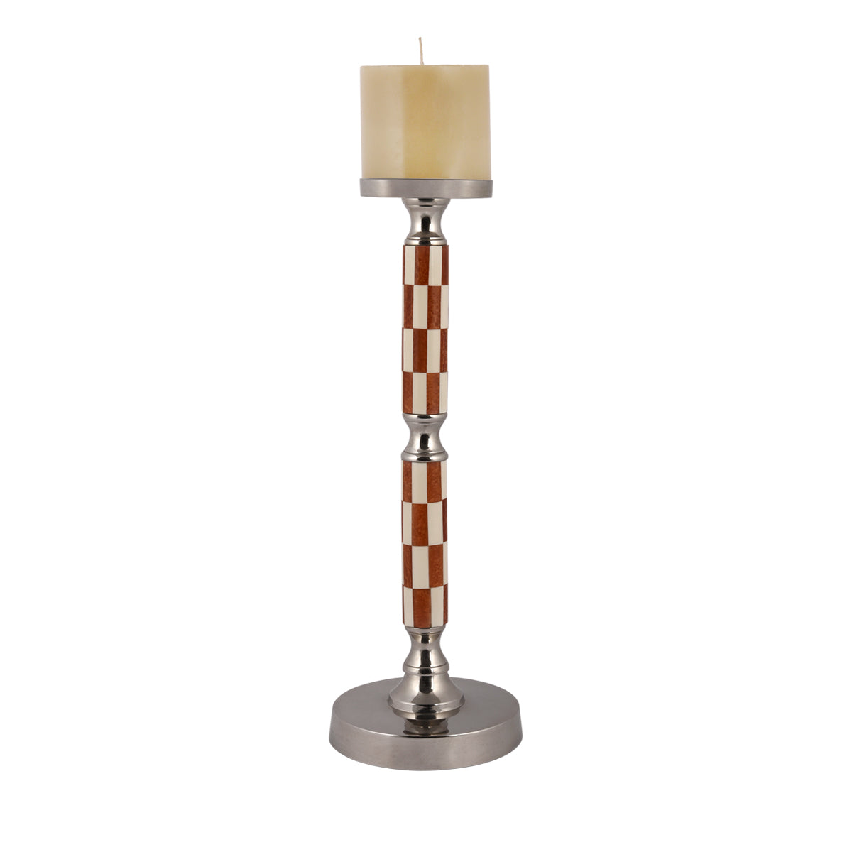 Linea Rust Candle Holder