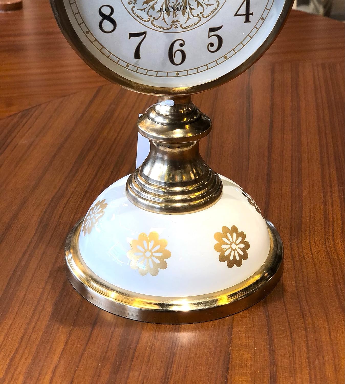 Gold Table Clock – Antique Decor & Gifting Showpiece