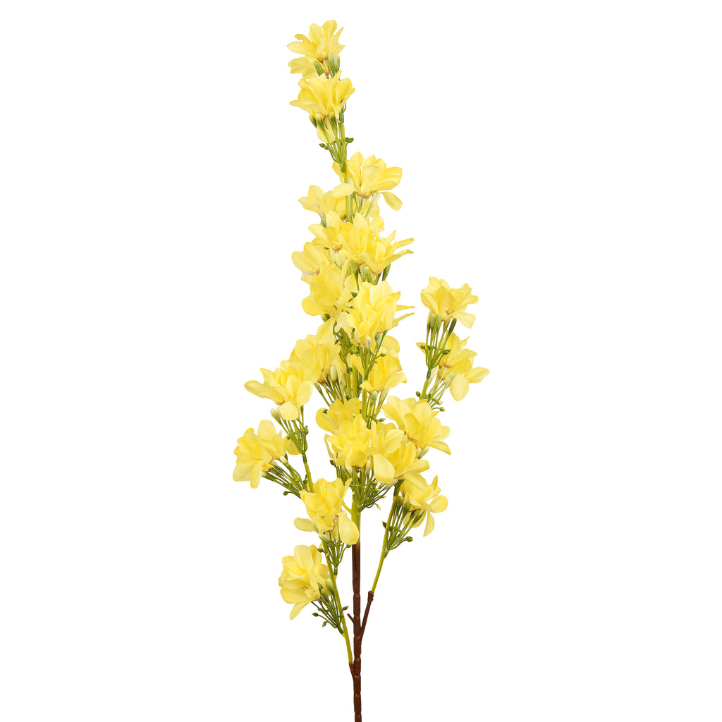 Artificial Yellow Blossom Flower Bunch