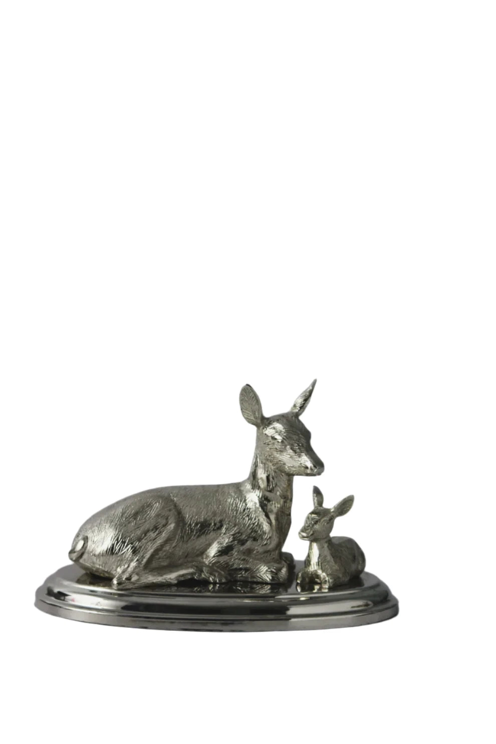 Silver Deer Sculptures for Timeless Home Décor