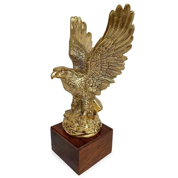 Flying Eagle with Base Showpiece