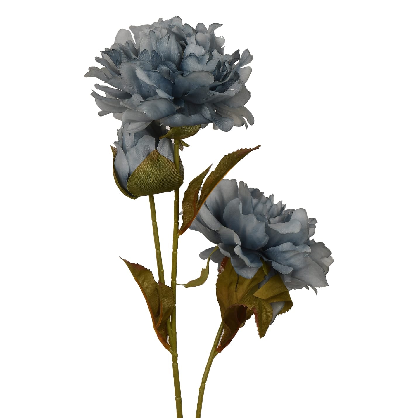 Artificial Light Blue Peony Flower large